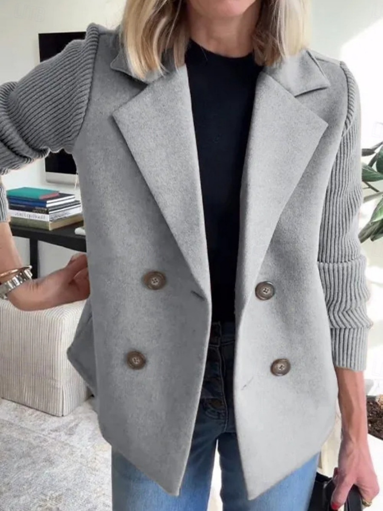 Elena | Elegant strikket blazer