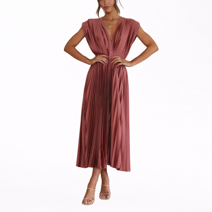 Isla | Elegant plissékjole