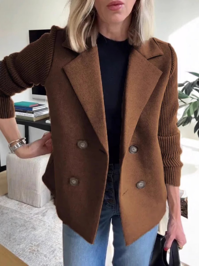Elena | Elegant strikket blazer