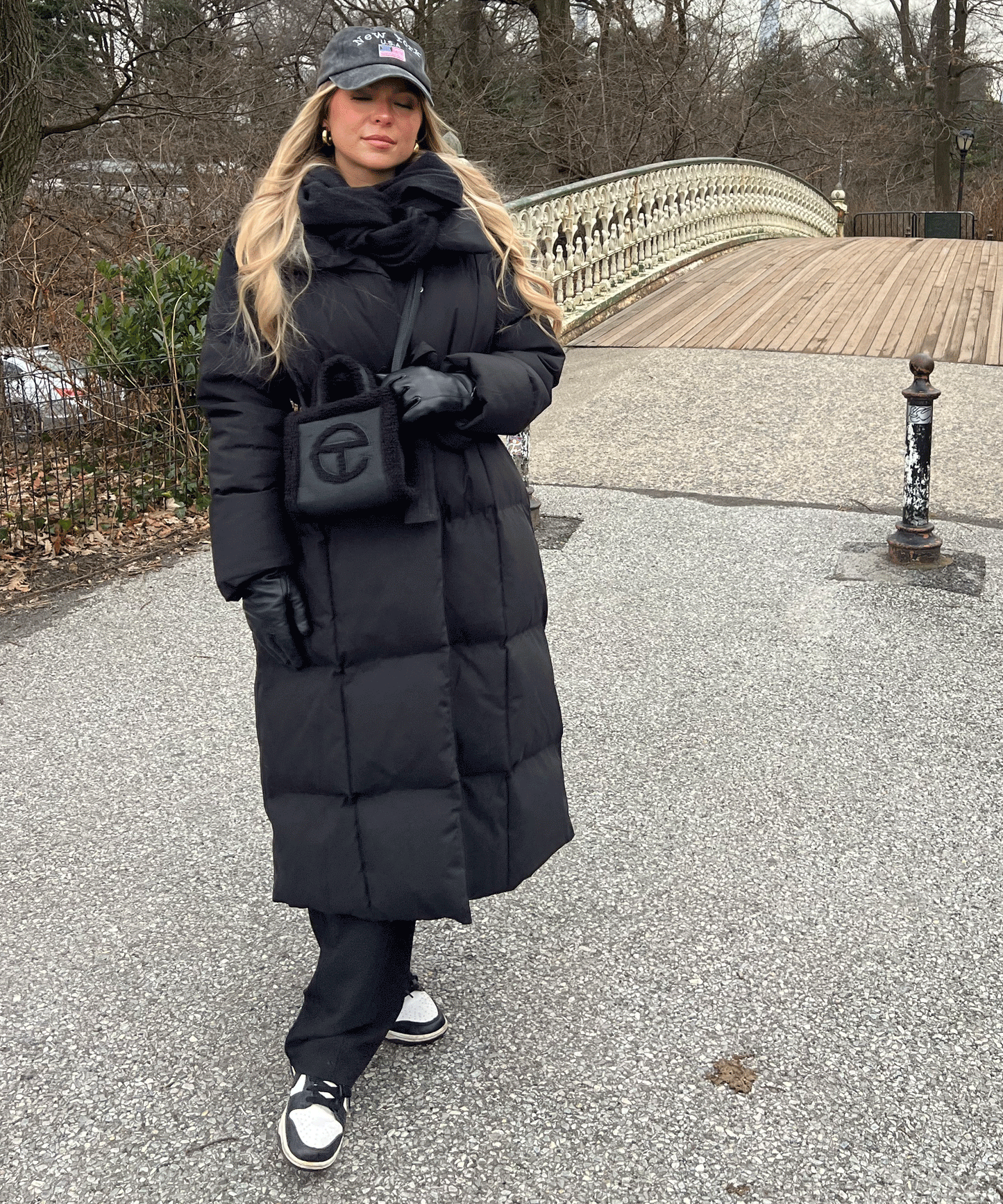 Elowen | Lang quilted vinterjakke