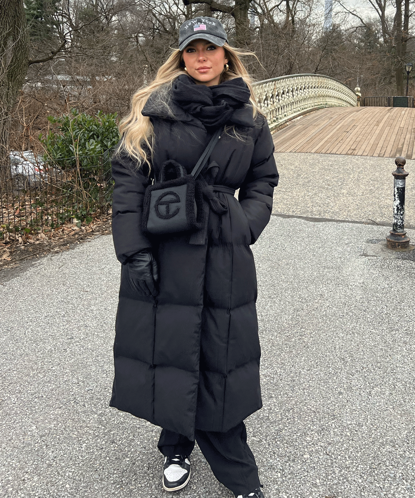 Elowen | Lang quilted vinterjakke