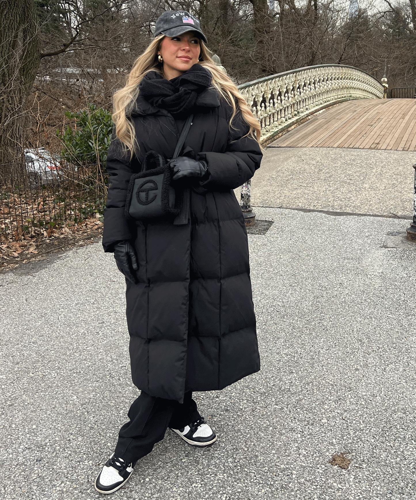 Elowen | Lang quilted vinterjakke
