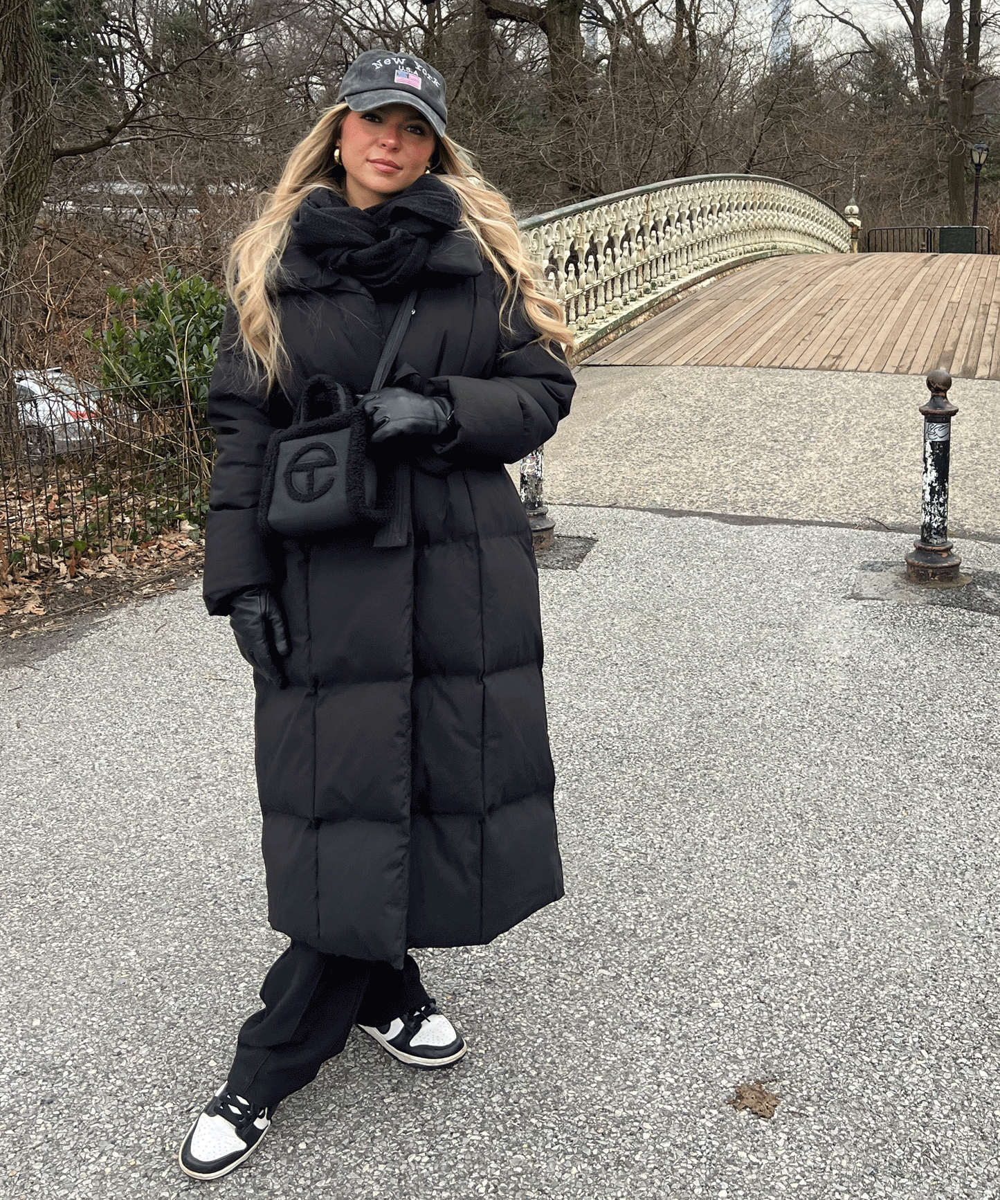 Elowen | Lang quilted vinterjakke