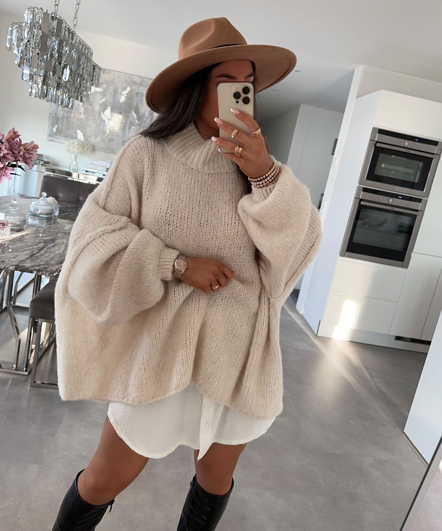 Aurelia | Luksuriøs Oversized Genser