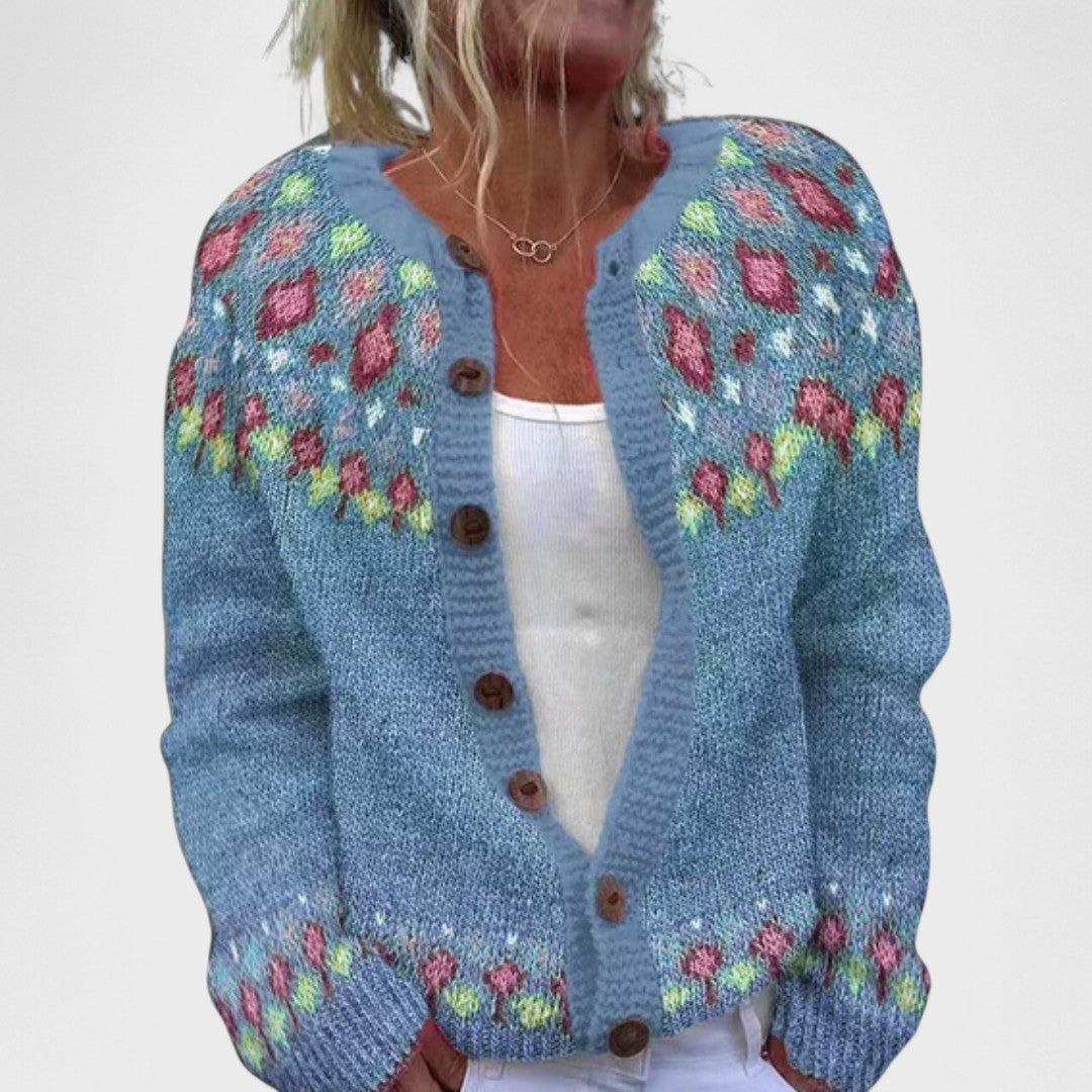 Lianne Grigio Perla – Chic cardigan
