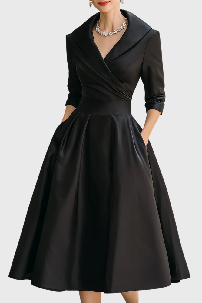 Rosa - Elegant midikjole