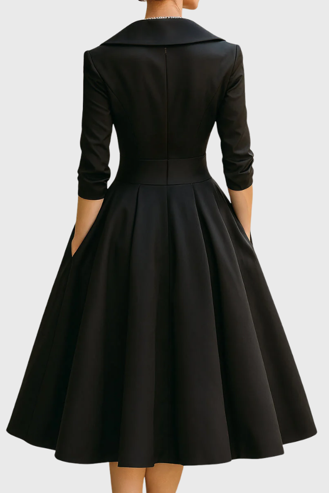 Rosa - Elegant midikjole