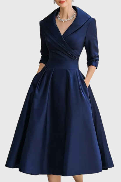 Rosa - Elegant midikjole
