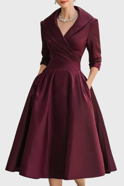 Rosa - Elegant midikjole