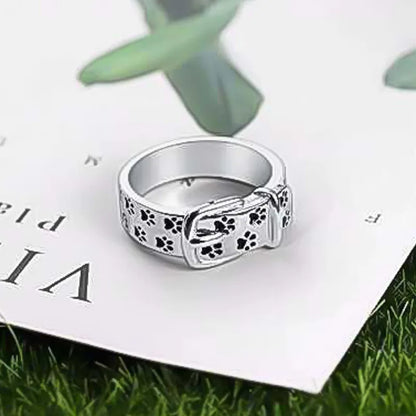 Søtt og Stilig Hund-Inspirert Krage Ring