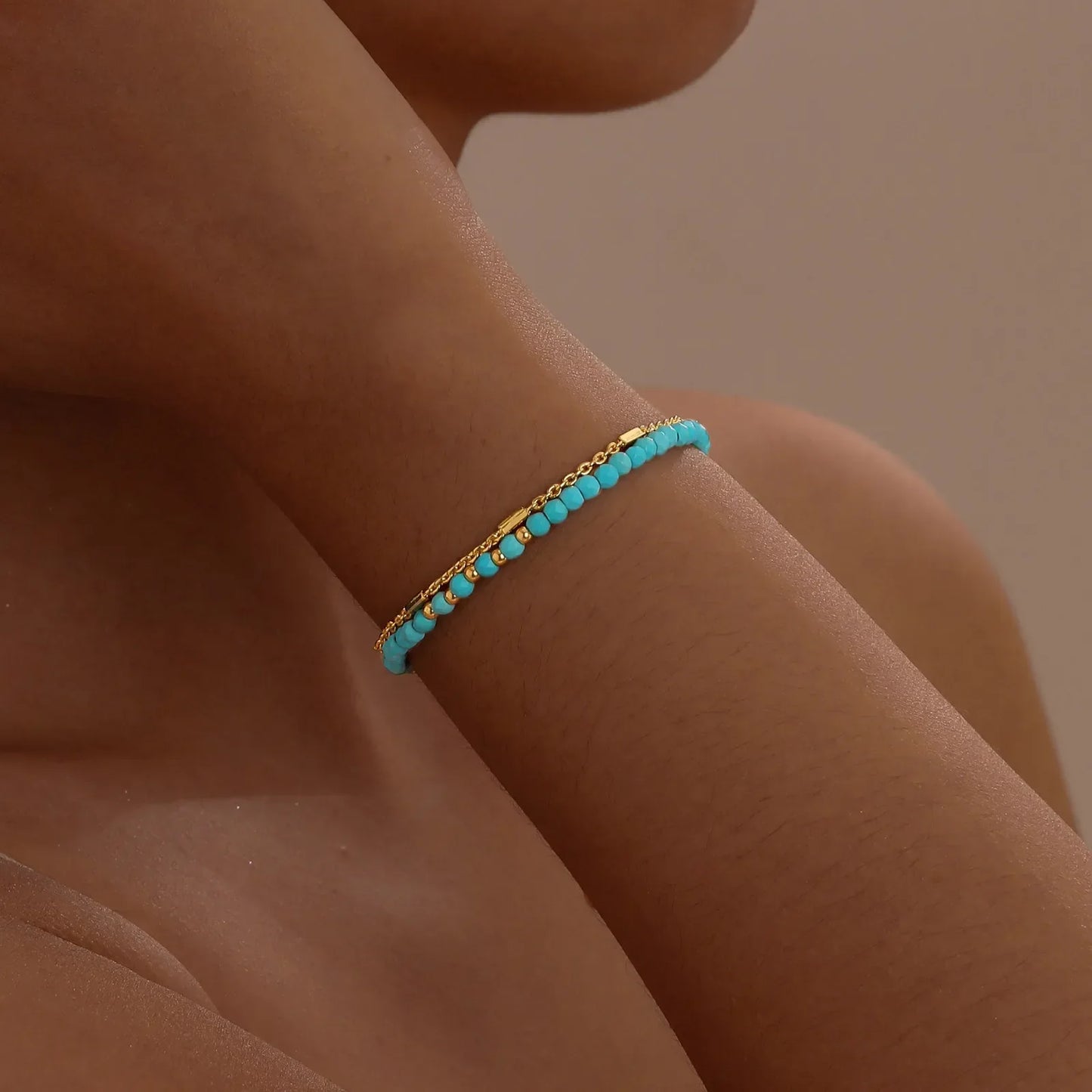 Tidlløs Dobbel Kjede Armbånd