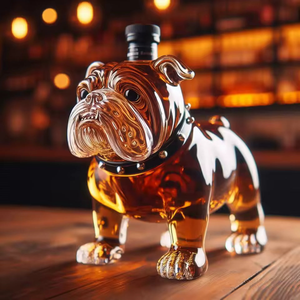Whiskyflaske - Bulldog Utgave