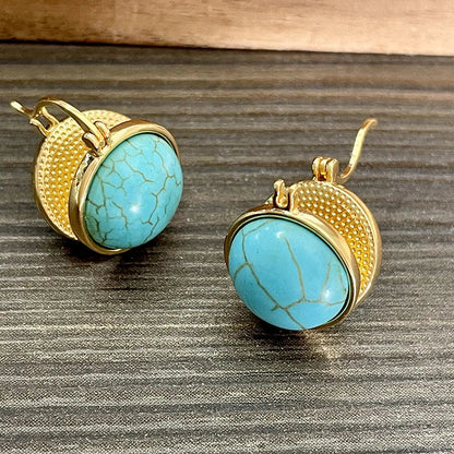 Elegant Vintage Geometrisk Stud Øredobber