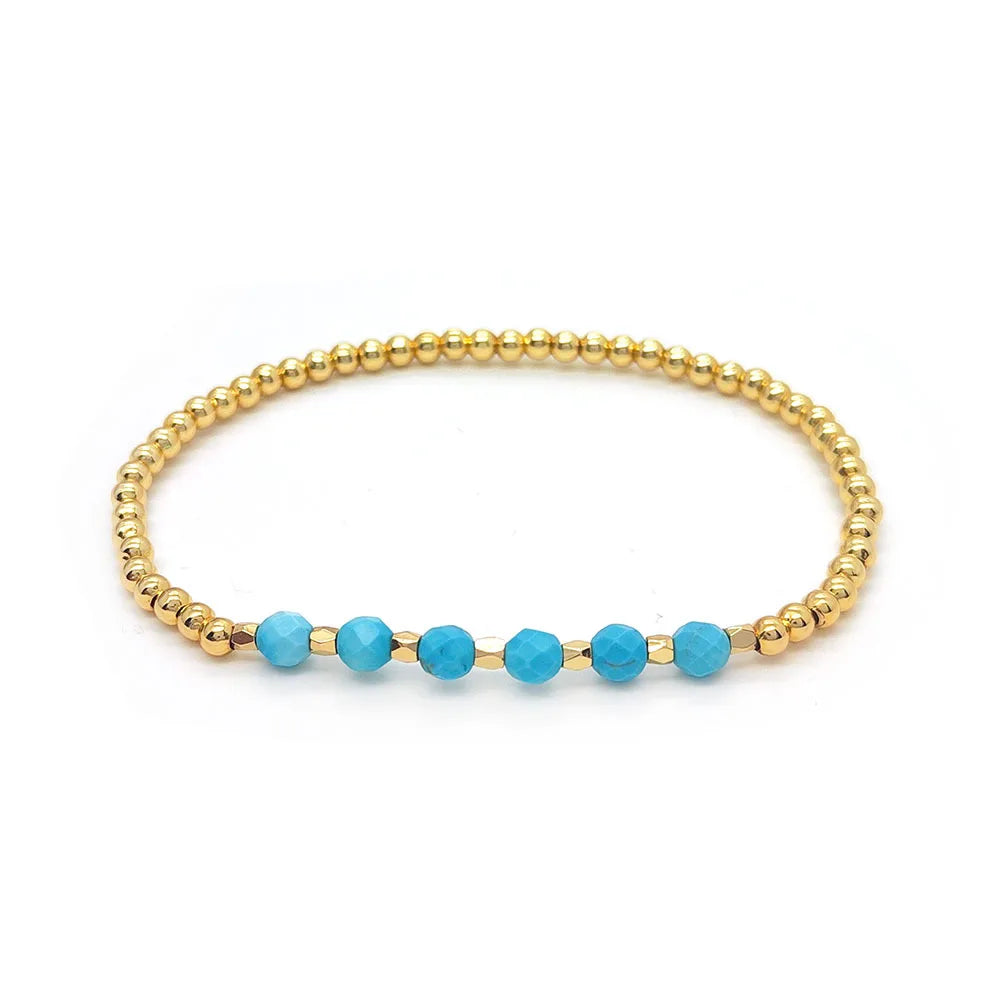 Vintage Perle Kors Armbånd