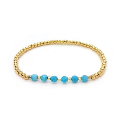 Vintage Perle Kors Armbånd