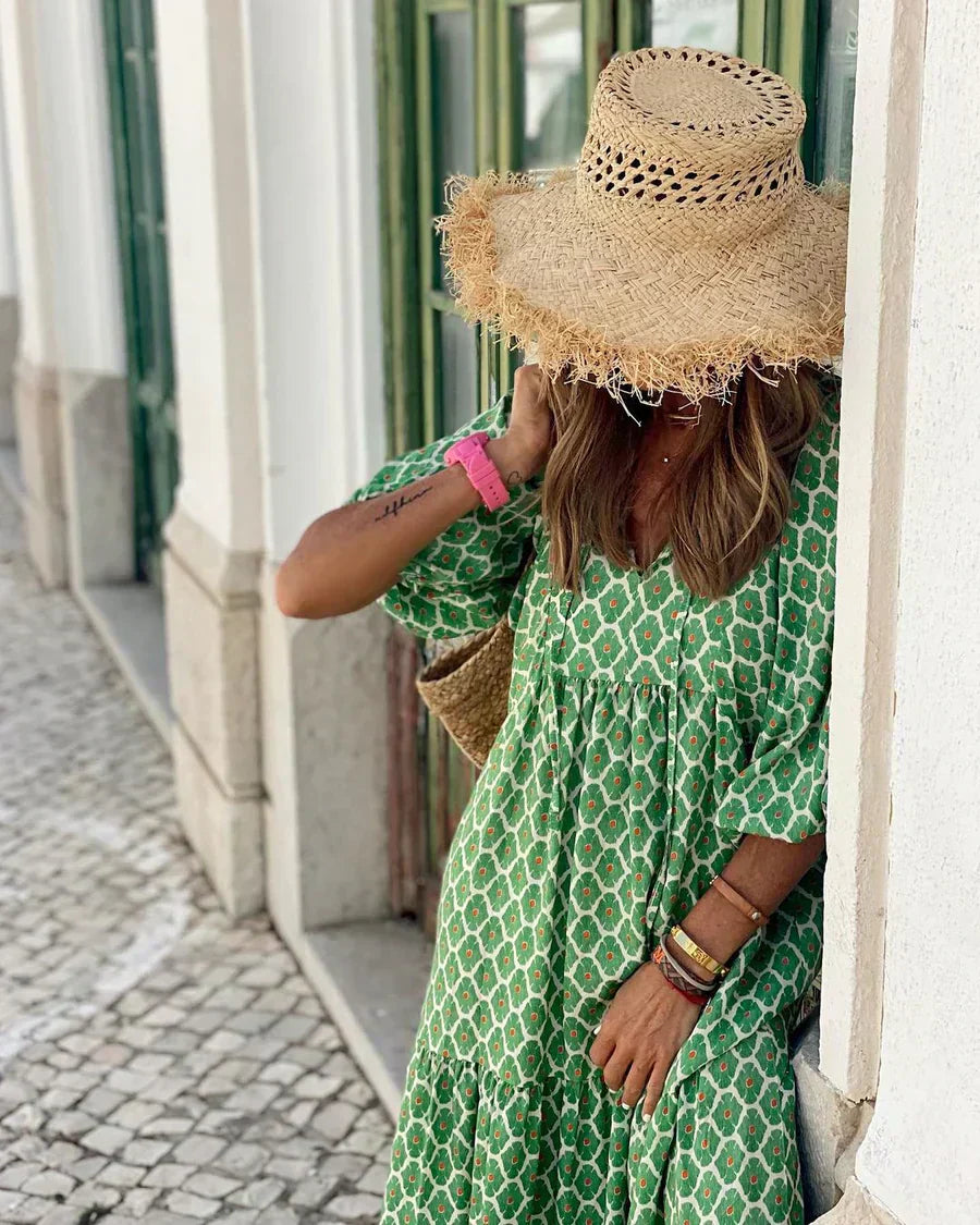 Fleur | Bohemsk Maxi Kjole