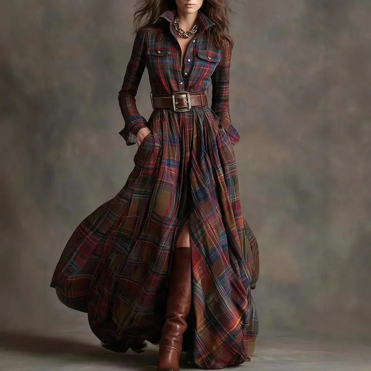 Bryanna | Sofistikert Maxi Kjole