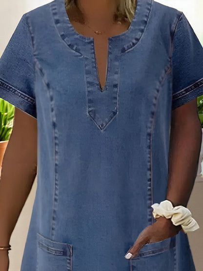 Claire™ | Denim Kjole
