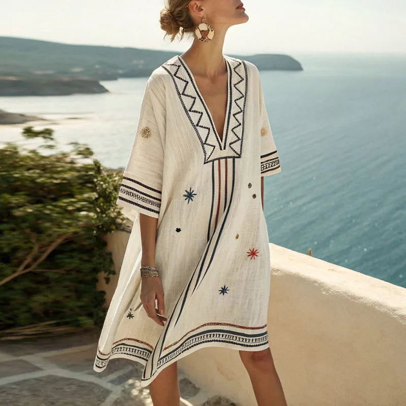 Naomi - Elegant og Allsidig Strandkjole for Sommerdager