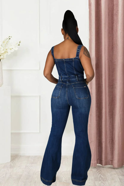Luna | Vidbenet Denim Jumpsuit