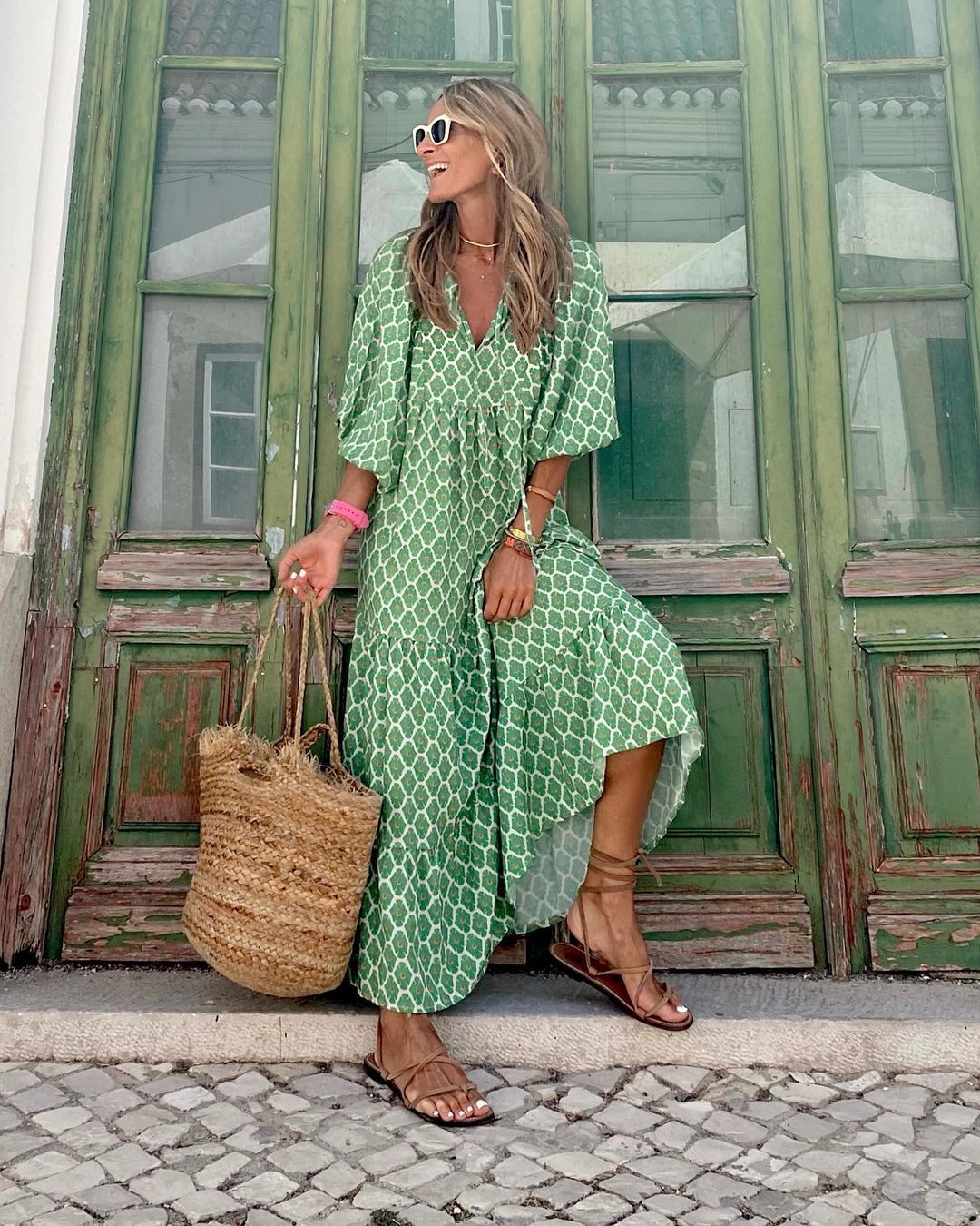 Fleur | Bohemsk Maxi Kjole