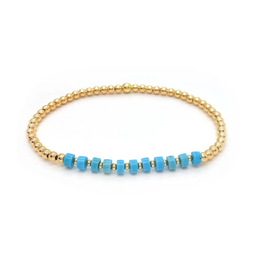 Vintage Perle Kors Armbånd