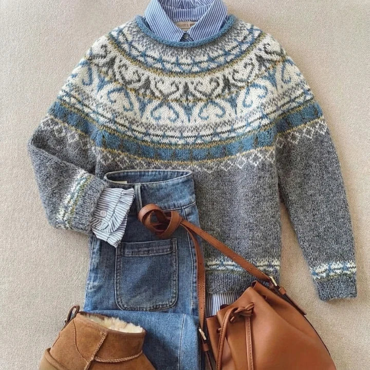 Clara™ | Chic Vintage Strikkegenser
