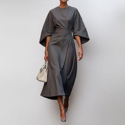 Eldra™ | Maxi-kjole med flaggermuserm