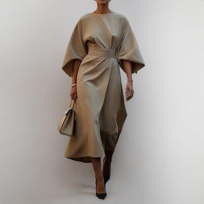 Eldra™ | Maxi-kjole med flaggermuserm
