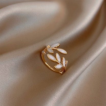 Pure Blad Justerbar Ring