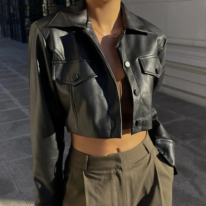 Élise™ | Elegant kunstskinnjakke