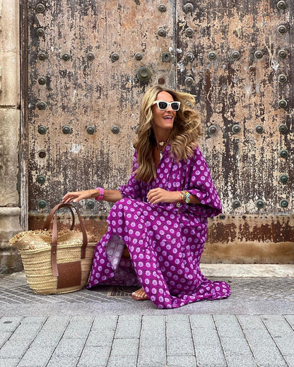 Fleur | Bohemsk Maxi Kjole