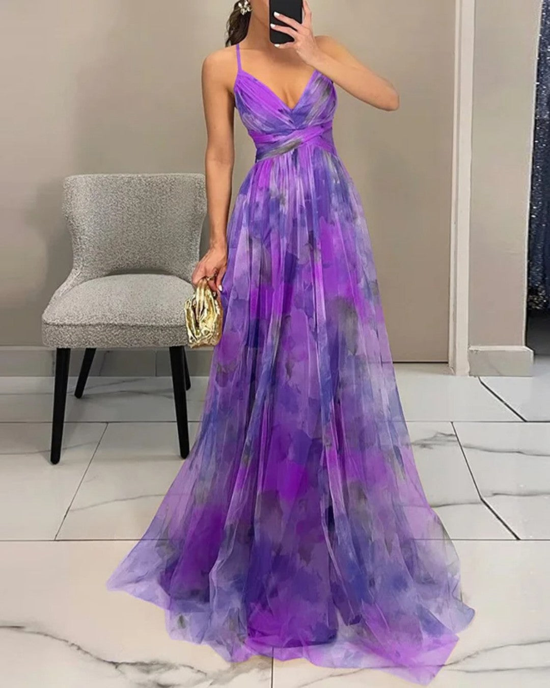 La Scintilla | Robe Maxi Élégance Florale