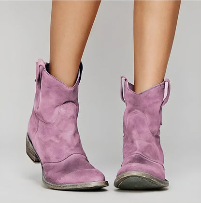 Roselle™ | Suede Støvletter med Bohemsk Ånd