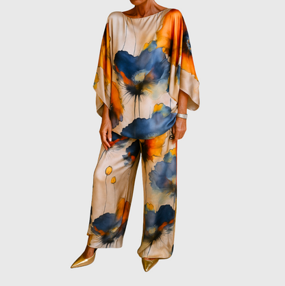 Maelora™ | Satin To-delt Dame Sett