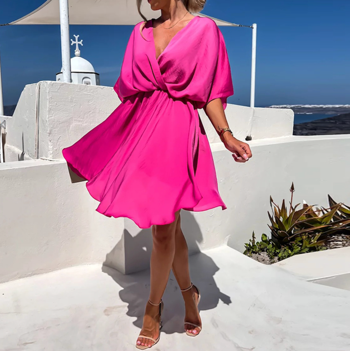 Elaan™ | Uanstrengt Sommer Midi Kjole
