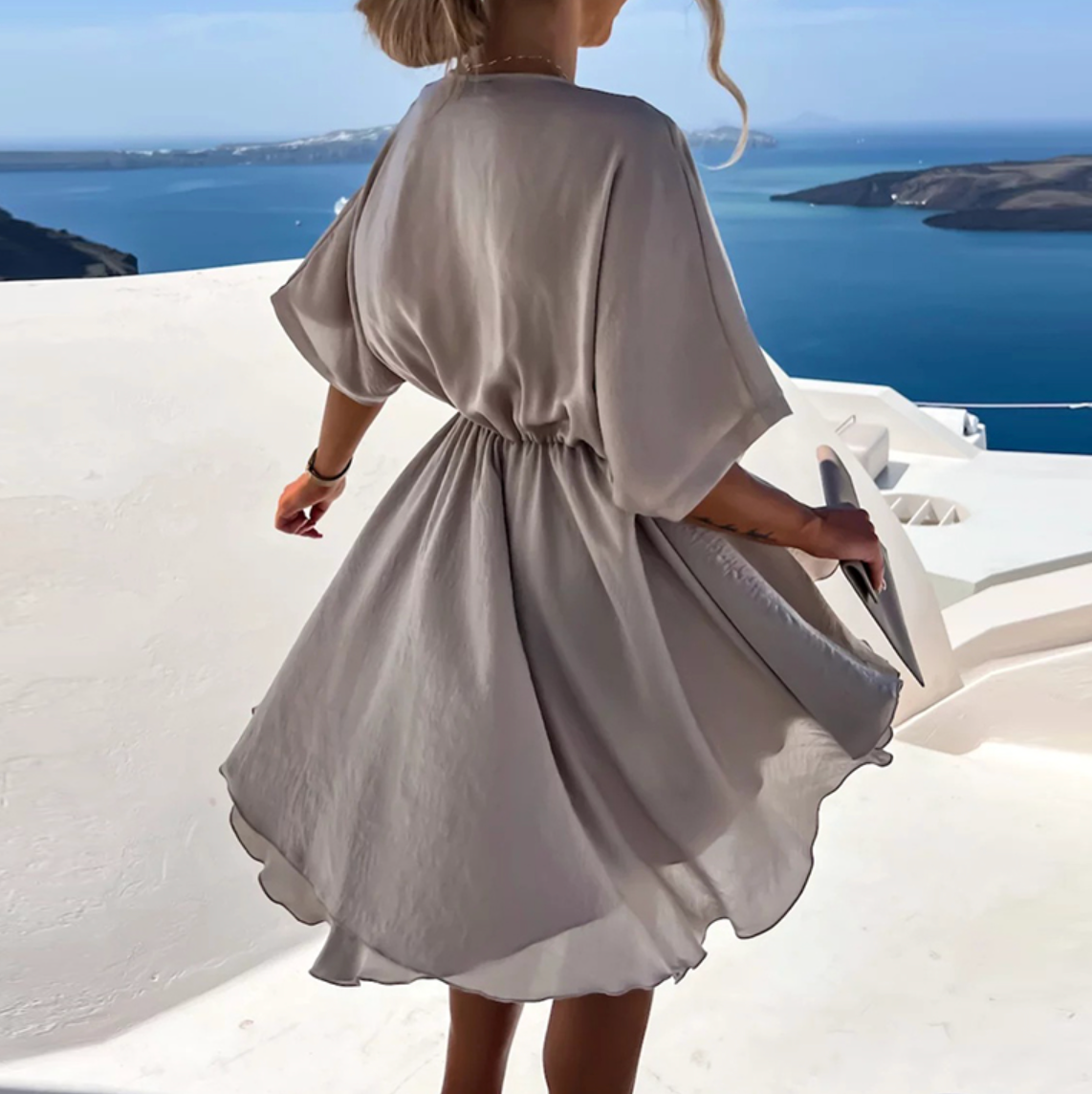 Elaan™ | Uanstrengt Sommer Midi Kjole