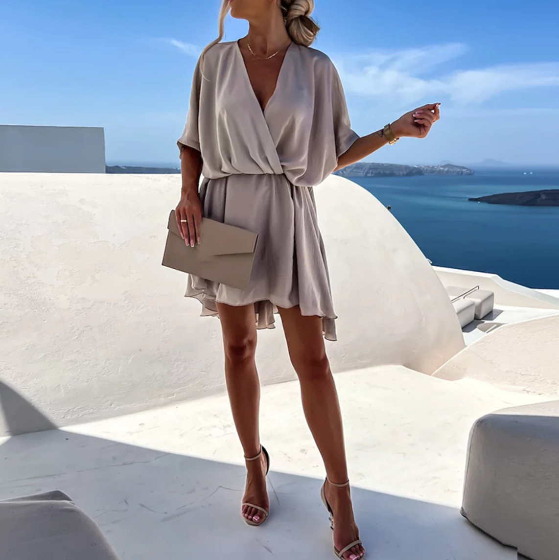 Elaan™ | Uanstrengt Sommer Midi Kjole