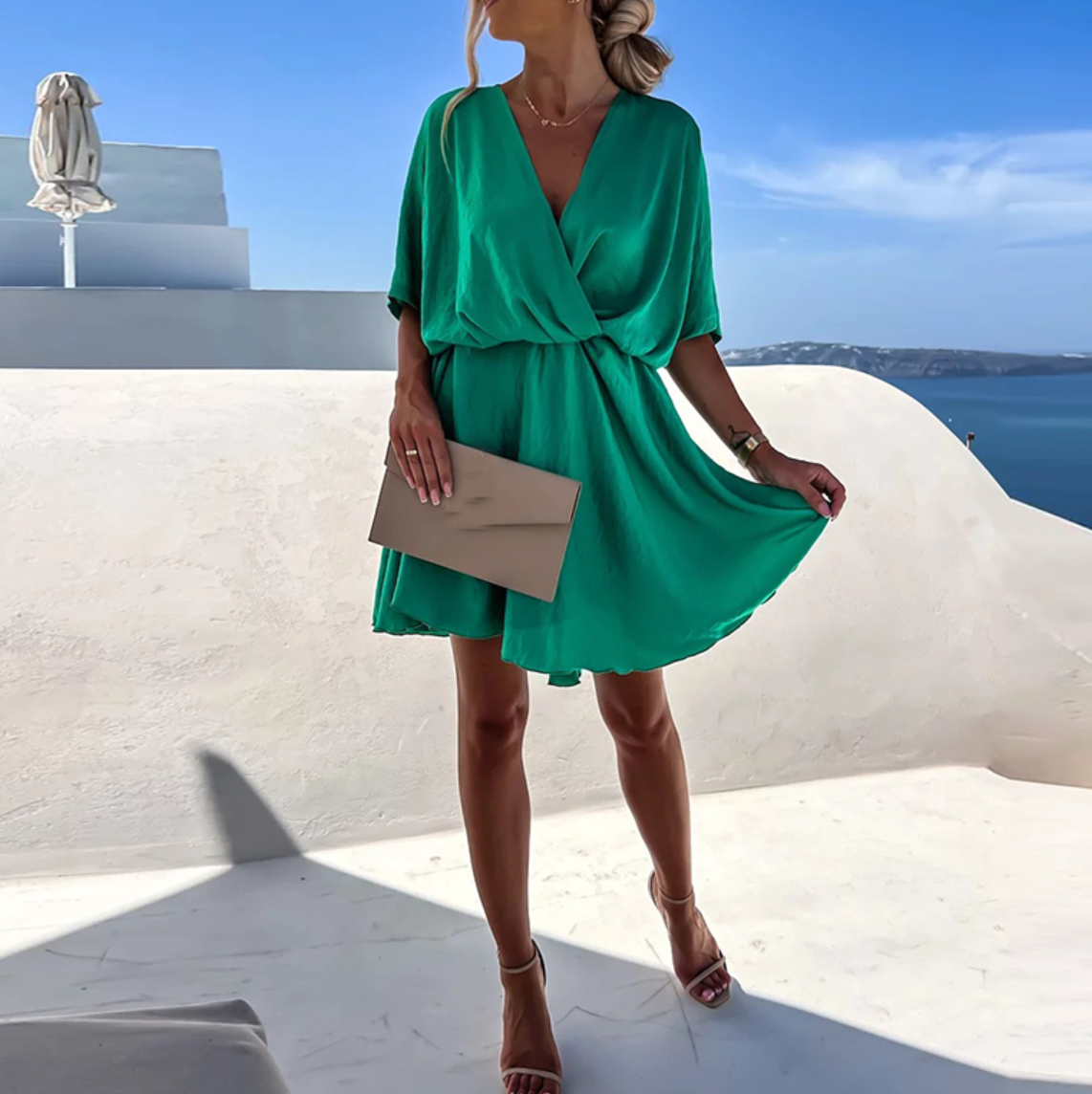 Elaan™ | Uanstrengt Sommer Midi Kjole