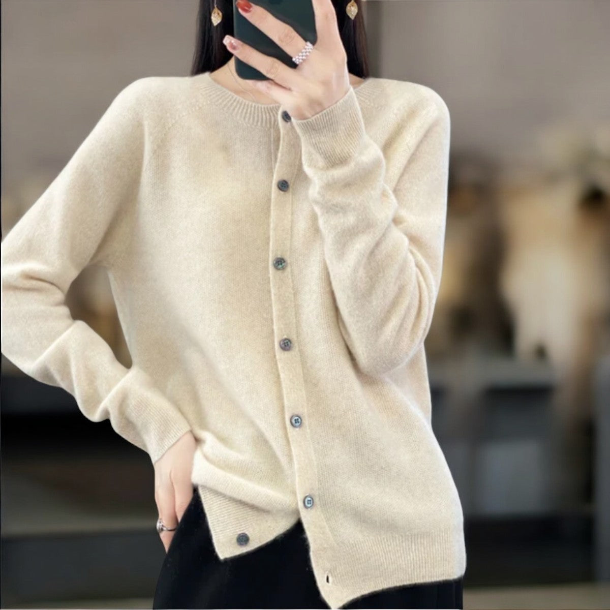 Anna | Allsidig Strikket Cardigan