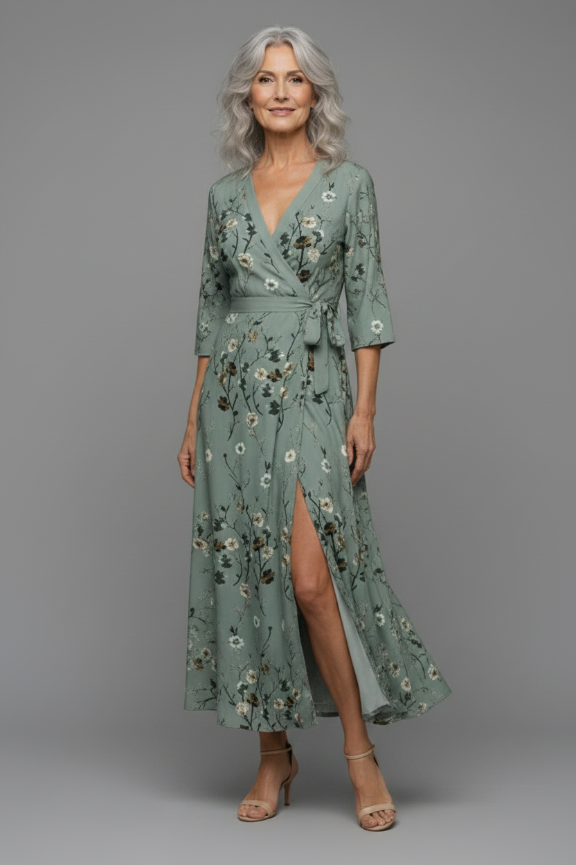 Selora | Halter Bloom Flow Maxi Kjole