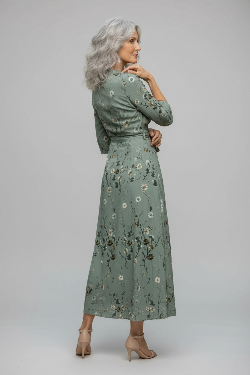 Selora | Halter Bloom Flow Maxi Kjole