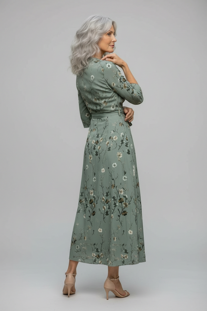 Selora | Halter Bloom Flow Maxi Kjole
