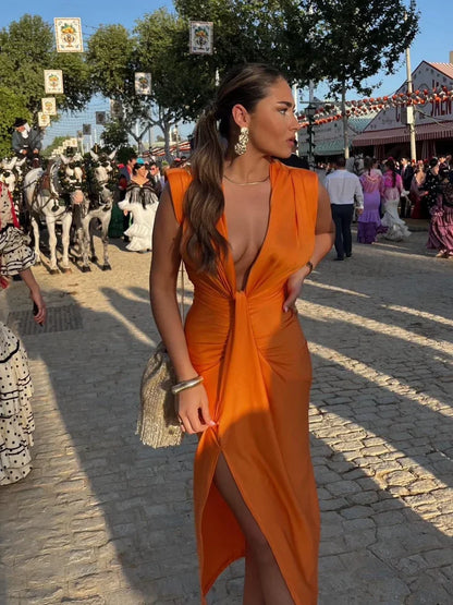 Lily | Elegant Plissé Kjole