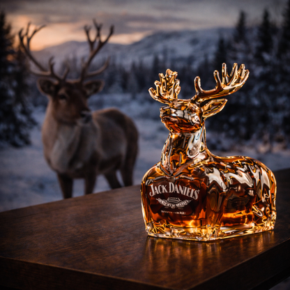 Jack Daniel's Whisky Flaske - Reinsdyrutgave