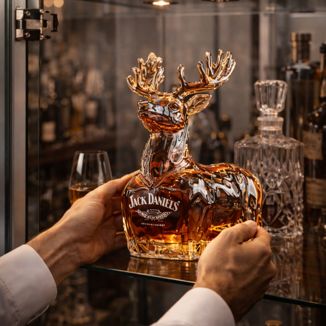 Jack Daniel's Whisky Flaske - Reinsdyrutgave