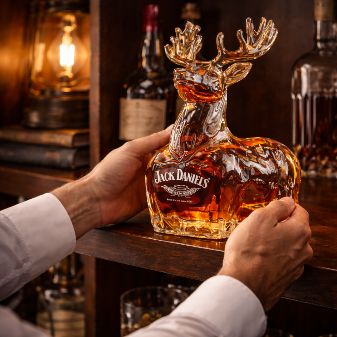 Jack Daniel's Whisky Flaske - Reinsdyrutgave