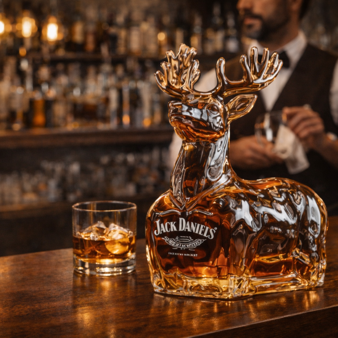 Jack Daniel's Whisky Flaske - Reinsdyrutgave