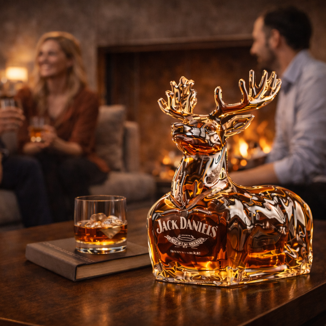 Jack Daniel's Whisky Flaske - Reinsdyrutgave