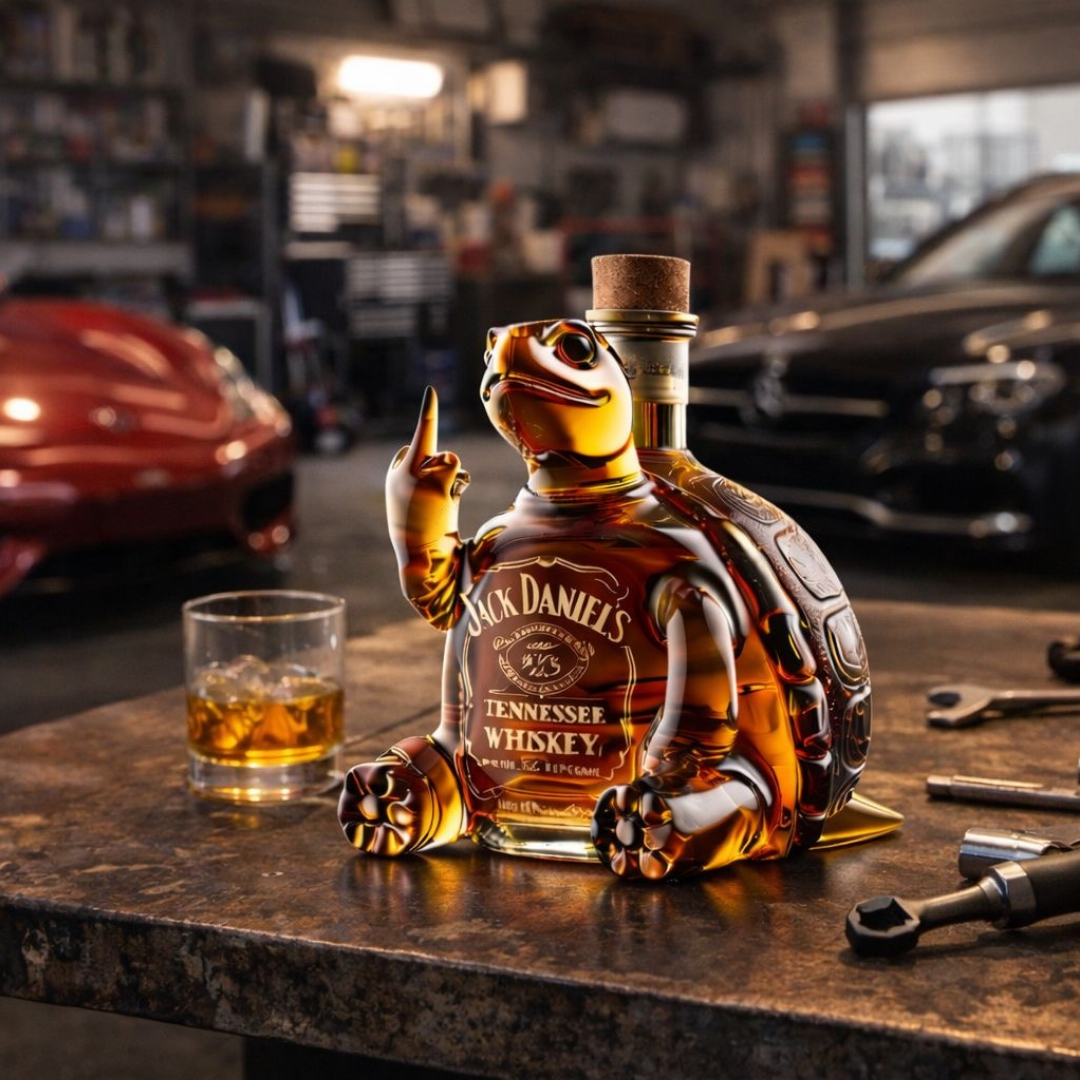 Jack Daniel's Whisky Flaske - Skilpadde Utgave